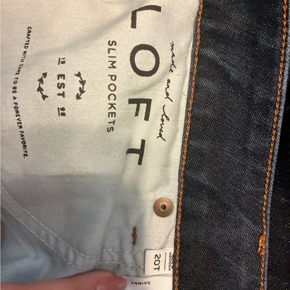 LOFT Women's Midnight Blue Skinny Jeans - Picture 4 of 5
